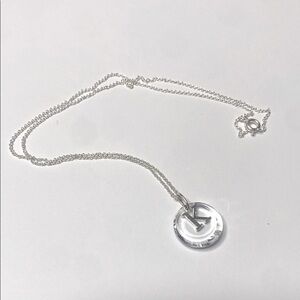 Pendant “K” initial Necklace